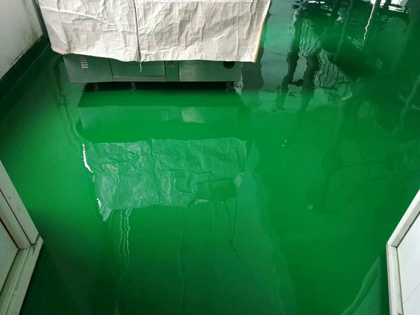 河南发扬药业车间环氧自流平地坪漆